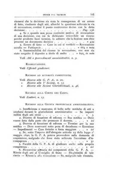 La giustizia amministrativa raccolta di decisioni e pareri del Consiglio di Stato, decisioni della Corte dei conti, sentenze della Cassazione di Roma, e decisioni delle Giunte provinciali amministrative