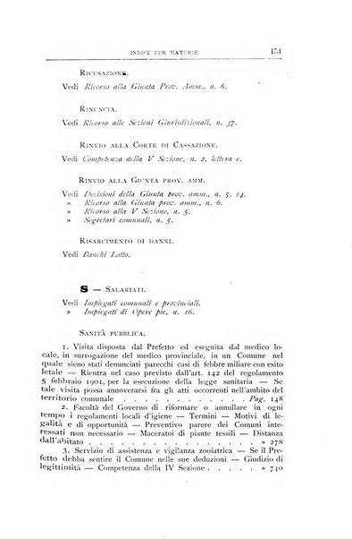 La giustizia amministrativa raccolta di decisioni e pareri del Consiglio di Stato, decisioni della Corte dei conti, sentenze della Cassazione di Roma, e decisioni delle Giunte provinciali amministrative