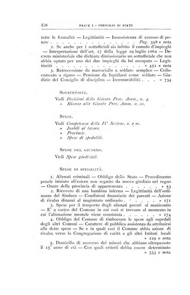 La giustizia amministrativa raccolta di decisioni e pareri del Consiglio di Stato, decisioni della Corte dei conti, sentenze della Cassazione di Roma, e decisioni delle Giunte provinciali amministrative