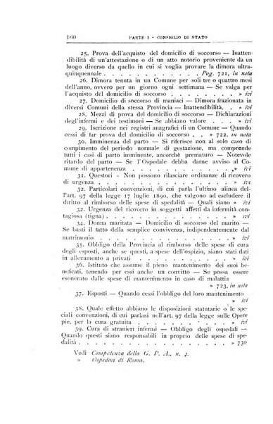 La giustizia amministrativa raccolta di decisioni e pareri del Consiglio di Stato, decisioni della Corte dei conti, sentenze della Cassazione di Roma, e decisioni delle Giunte provinciali amministrative