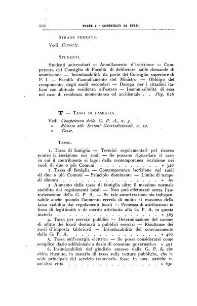 La giustizia amministrativa raccolta di decisioni e pareri del Consiglio di Stato, decisioni della Corte dei conti, sentenze della Cassazione di Roma, e decisioni delle Giunte provinciali amministrative