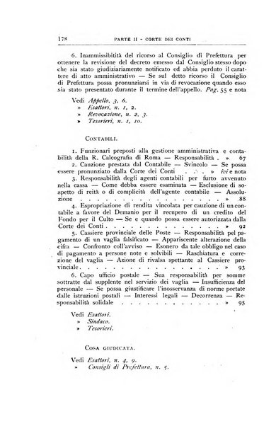 La giustizia amministrativa raccolta di decisioni e pareri del Consiglio di Stato, decisioni della Corte dei conti, sentenze della Cassazione di Roma, e decisioni delle Giunte provinciali amministrative