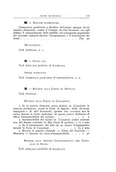 La giustizia amministrativa raccolta di decisioni e pareri del Consiglio di Stato, decisioni della Corte dei conti, sentenze della Cassazione di Roma, e decisioni delle Giunte provinciali amministrative