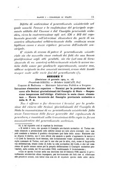 La giustizia amministrativa raccolta di decisioni e pareri del Consiglio di Stato, decisioni della Corte dei conti, sentenze della Cassazione di Roma, e decisioni delle Giunte provinciali amministrative