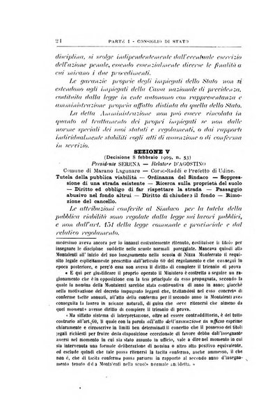 La giustizia amministrativa raccolta di decisioni e pareri del Consiglio di Stato, decisioni della Corte dei conti, sentenze della Cassazione di Roma, e decisioni delle Giunte provinciali amministrative