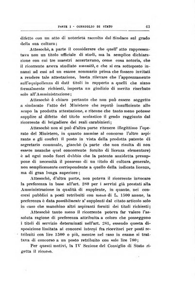 La giustizia amministrativa raccolta di decisioni e pareri del Consiglio di Stato, decisioni della Corte dei conti, sentenze della Cassazione di Roma, e decisioni delle Giunte provinciali amministrative