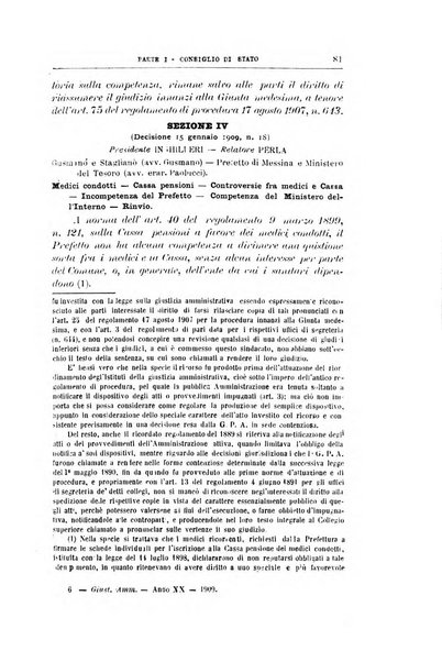 La giustizia amministrativa raccolta di decisioni e pareri del Consiglio di Stato, decisioni della Corte dei conti, sentenze della Cassazione di Roma, e decisioni delle Giunte provinciali amministrative