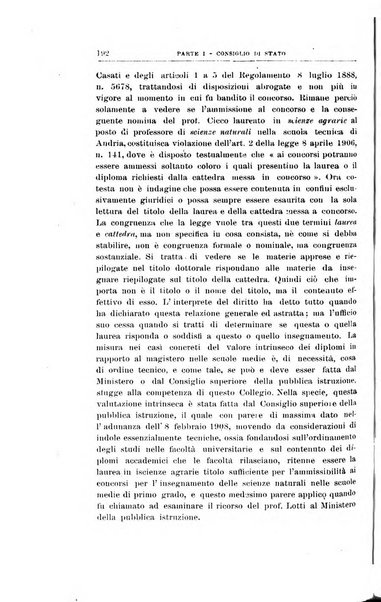 La giustizia amministrativa raccolta di decisioni e pareri del Consiglio di Stato, decisioni della Corte dei conti, sentenze della Cassazione di Roma, e decisioni delle Giunte provinciali amministrative