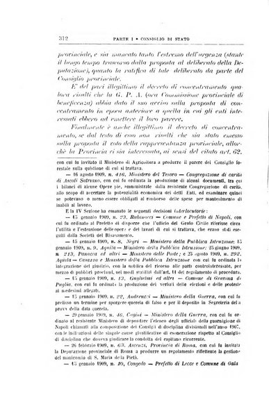 La giustizia amministrativa raccolta di decisioni e pareri del Consiglio di Stato, decisioni della Corte dei conti, sentenze della Cassazione di Roma, e decisioni delle Giunte provinciali amministrative