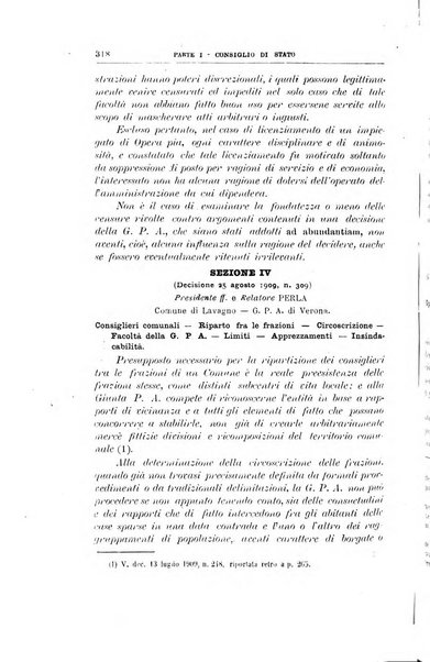 La giustizia amministrativa raccolta di decisioni e pareri del Consiglio di Stato, decisioni della Corte dei conti, sentenze della Cassazione di Roma, e decisioni delle Giunte provinciali amministrative