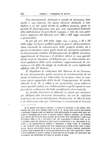 La giustizia amministrativa raccolta di decisioni e pareri del Consiglio di Stato, decisioni della Corte dei conti, sentenze della Cassazione di Roma, e decisioni delle Giunte provinciali amministrative