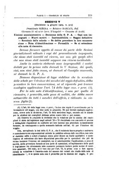 La giustizia amministrativa raccolta di decisioni e pareri del Consiglio di Stato, decisioni della Corte dei conti, sentenze della Cassazione di Roma, e decisioni delle Giunte provinciali amministrative