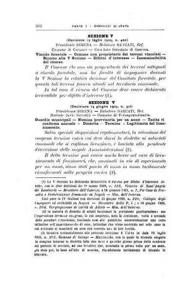 La giustizia amministrativa raccolta di decisioni e pareri del Consiglio di Stato, decisioni della Corte dei conti, sentenze della Cassazione di Roma, e decisioni delle Giunte provinciali amministrative