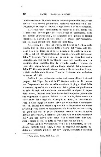 La giustizia amministrativa raccolta di decisioni e pareri del Consiglio di Stato, decisioni della Corte dei conti, sentenze della Cassazione di Roma, e decisioni delle Giunte provinciali amministrative