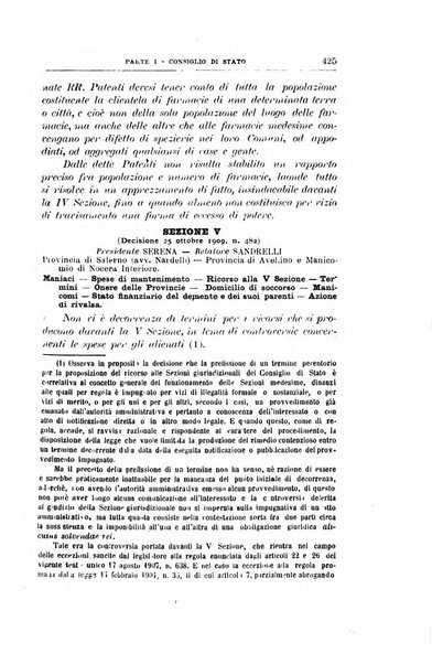 La giustizia amministrativa raccolta di decisioni e pareri del Consiglio di Stato, decisioni della Corte dei conti, sentenze della Cassazione di Roma, e decisioni delle Giunte provinciali amministrative