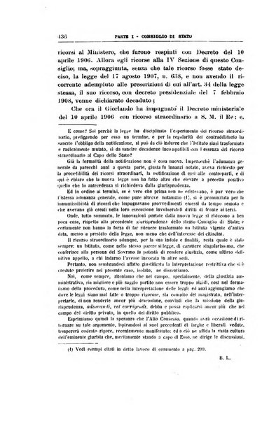 La giustizia amministrativa raccolta di decisioni e pareri del Consiglio di Stato, decisioni della Corte dei conti, sentenze della Cassazione di Roma, e decisioni delle Giunte provinciali amministrative