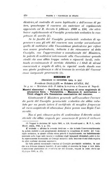 La giustizia amministrativa raccolta di decisioni e pareri del Consiglio di Stato, decisioni della Corte dei conti, sentenze della Cassazione di Roma, e decisioni delle Giunte provinciali amministrative