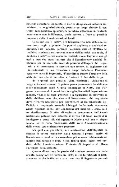 La giustizia amministrativa raccolta di decisioni e pareri del Consiglio di Stato, decisioni della Corte dei conti, sentenze della Cassazione di Roma, e decisioni delle Giunte provinciali amministrative