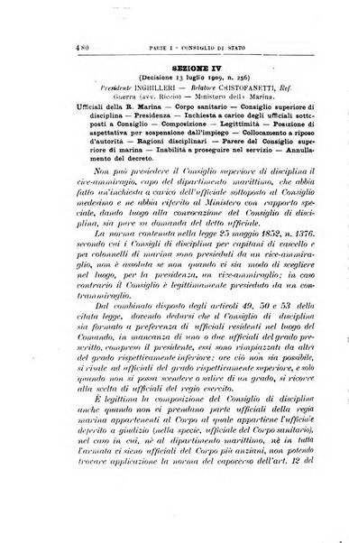 La giustizia amministrativa raccolta di decisioni e pareri del Consiglio di Stato, decisioni della Corte dei conti, sentenze della Cassazione di Roma, e decisioni delle Giunte provinciali amministrative