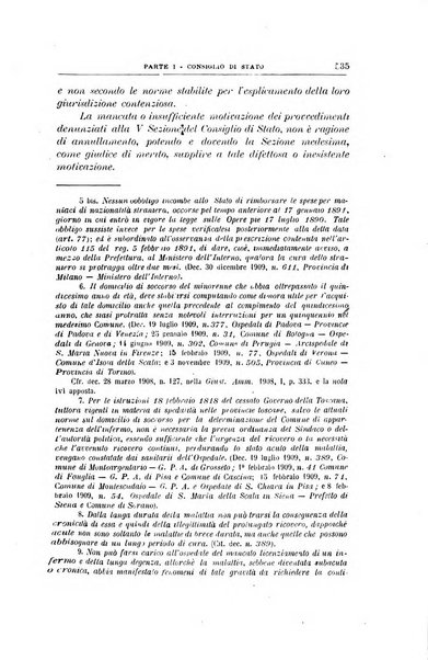 La giustizia amministrativa raccolta di decisioni e pareri del Consiglio di Stato, decisioni della Corte dei conti, sentenze della Cassazione di Roma, e decisioni delle Giunte provinciali amministrative