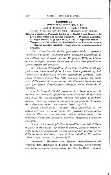 La giustizia amministrativa raccolta di decisioni e pareri del Consiglio di Stato, decisioni della Corte dei conti, sentenze della Cassazione di Roma, e decisioni delle Giunte provinciali amministrative