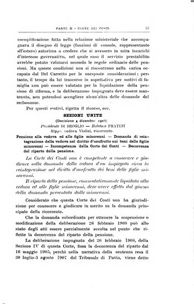 La giustizia amministrativa raccolta di decisioni e pareri del Consiglio di Stato, decisioni della Corte dei conti, sentenze della Cassazione di Roma, e decisioni delle Giunte provinciali amministrative