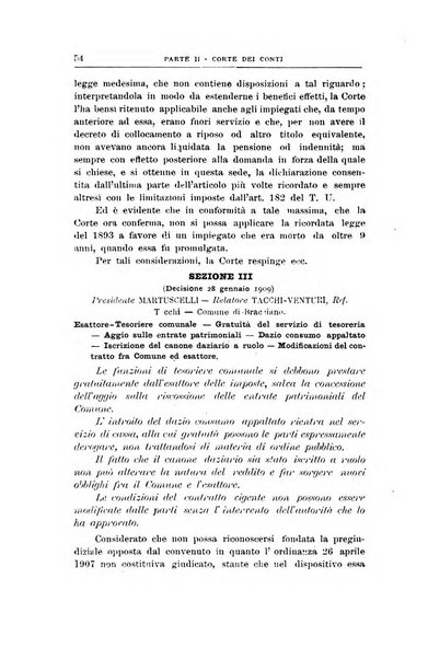 La giustizia amministrativa raccolta di decisioni e pareri del Consiglio di Stato, decisioni della Corte dei conti, sentenze della Cassazione di Roma, e decisioni delle Giunte provinciali amministrative