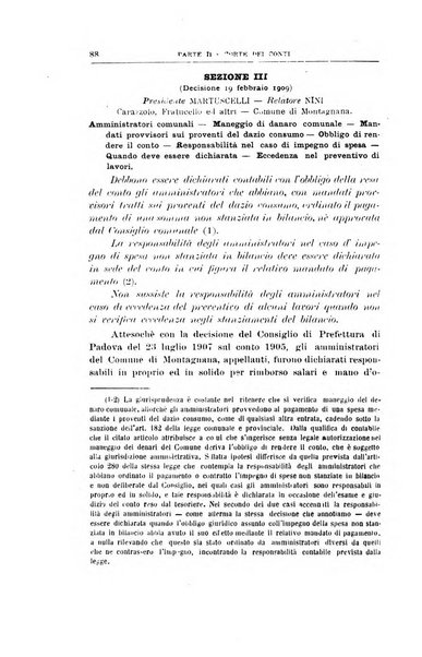 La giustizia amministrativa raccolta di decisioni e pareri del Consiglio di Stato, decisioni della Corte dei conti, sentenze della Cassazione di Roma, e decisioni delle Giunte provinciali amministrative