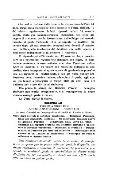 La giustizia amministrativa raccolta di decisioni e pareri del Consiglio di Stato, decisioni della Corte dei conti, sentenze della Cassazione di Roma, e decisioni delle Giunte provinciali amministrative