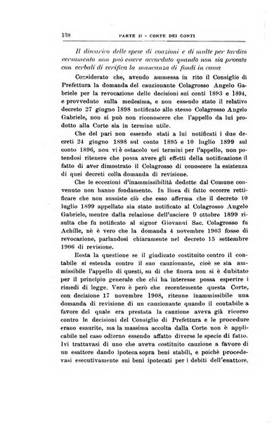 La giustizia amministrativa raccolta di decisioni e pareri del Consiglio di Stato, decisioni della Corte dei conti, sentenze della Cassazione di Roma, e decisioni delle Giunte provinciali amministrative