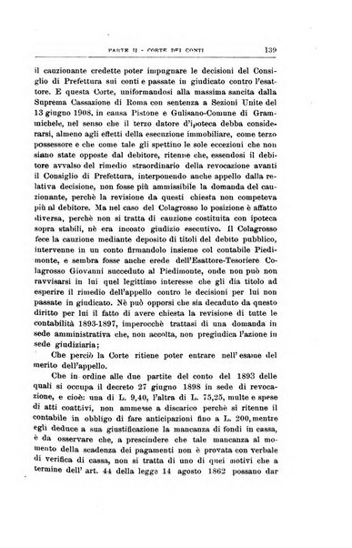 La giustizia amministrativa raccolta di decisioni e pareri del Consiglio di Stato, decisioni della Corte dei conti, sentenze della Cassazione di Roma, e decisioni delle Giunte provinciali amministrative