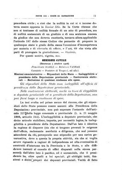 La giustizia amministrativa raccolta di decisioni e pareri del Consiglio di Stato, decisioni della Corte dei conti, sentenze della Cassazione di Roma, e decisioni delle Giunte provinciali amministrative