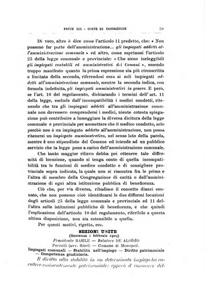 La giustizia amministrativa raccolta di decisioni e pareri del Consiglio di Stato, decisioni della Corte dei conti, sentenze della Cassazione di Roma, e decisioni delle Giunte provinciali amministrative