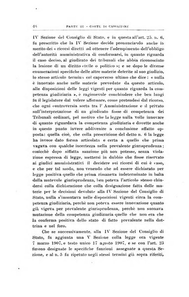 La giustizia amministrativa raccolta di decisioni e pareri del Consiglio di Stato, decisioni della Corte dei conti, sentenze della Cassazione di Roma, e decisioni delle Giunte provinciali amministrative