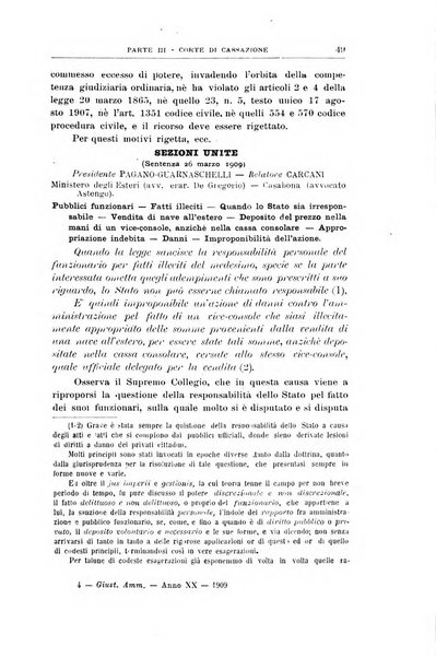 La giustizia amministrativa raccolta di decisioni e pareri del Consiglio di Stato, decisioni della Corte dei conti, sentenze della Cassazione di Roma, e decisioni delle Giunte provinciali amministrative