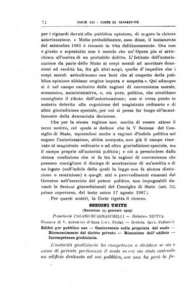 La giustizia amministrativa raccolta di decisioni e pareri del Consiglio di Stato, decisioni della Corte dei conti, sentenze della Cassazione di Roma, e decisioni delle Giunte provinciali amministrative