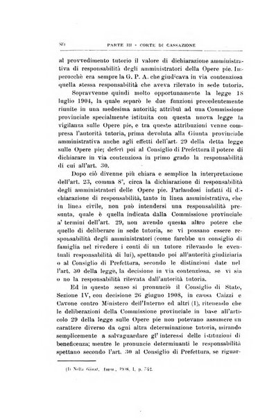 La giustizia amministrativa raccolta di decisioni e pareri del Consiglio di Stato, decisioni della Corte dei conti, sentenze della Cassazione di Roma, e decisioni delle Giunte provinciali amministrative