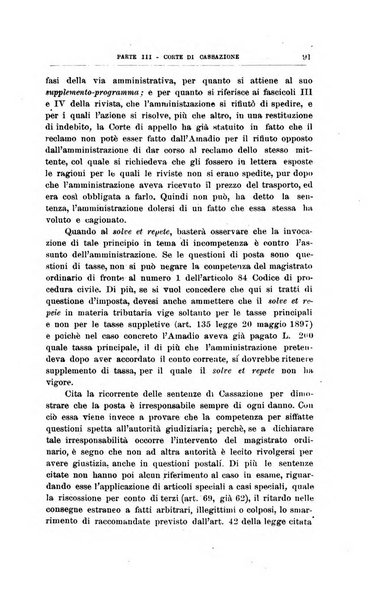 La giustizia amministrativa raccolta di decisioni e pareri del Consiglio di Stato, decisioni della Corte dei conti, sentenze della Cassazione di Roma, e decisioni delle Giunte provinciali amministrative