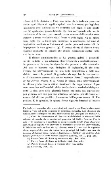 La giustizia amministrativa raccolta di decisioni e pareri del Consiglio di Stato, decisioni della Corte dei conti, sentenze della Cassazione di Roma, e decisioni delle Giunte provinciali amministrative