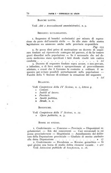 La giustizia amministrativa raccolta di decisioni e pareri del Consiglio di Stato, decisioni della Corte dei conti, sentenze della Cassazione di Roma, e decisioni delle Giunte provinciali amministrative