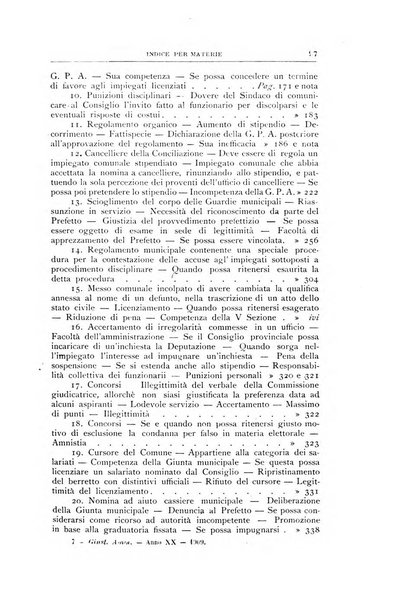 La giustizia amministrativa raccolta di decisioni e pareri del Consiglio di Stato, decisioni della Corte dei conti, sentenze della Cassazione di Roma, e decisioni delle Giunte provinciali amministrative