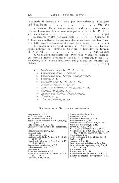 La giustizia amministrativa raccolta di decisioni e pareri del Consiglio di Stato, decisioni della Corte dei conti, sentenze della Cassazione di Roma, e decisioni delle Giunte provinciali amministrative