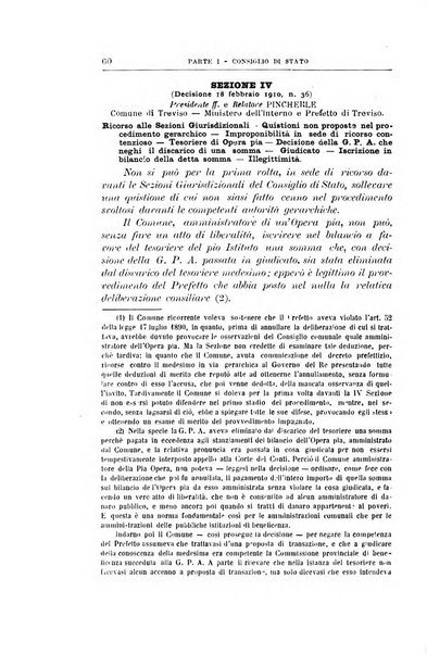 La giustizia amministrativa raccolta di decisioni e pareri del Consiglio di Stato, decisioni della Corte dei conti, sentenze della Cassazione di Roma, e decisioni delle Giunte provinciali amministrative