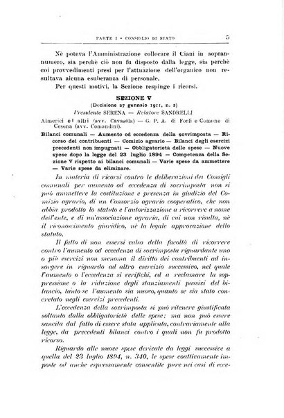 La giustizia amministrativa raccolta di decisioni e pareri del Consiglio di Stato, decisioni della Corte dei conti, sentenze della Cassazione di Roma, e decisioni delle Giunte provinciali amministrative