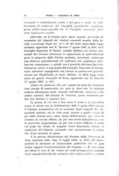 La giustizia amministrativa raccolta di decisioni e pareri del Consiglio di Stato, decisioni della Corte dei conti, sentenze della Cassazione di Roma, e decisioni delle Giunte provinciali amministrative