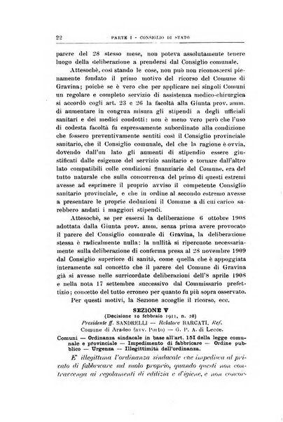 La giustizia amministrativa raccolta di decisioni e pareri del Consiglio di Stato, decisioni della Corte dei conti, sentenze della Cassazione di Roma, e decisioni delle Giunte provinciali amministrative