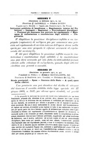 La giustizia amministrativa raccolta di decisioni e pareri del Consiglio di Stato, decisioni della Corte dei conti, sentenze della Cassazione di Roma, e decisioni delle Giunte provinciali amministrative