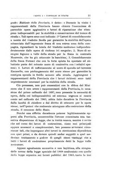 La giustizia amministrativa raccolta di decisioni e pareri del Consiglio di Stato, decisioni della Corte dei conti, sentenze della Cassazione di Roma, e decisioni delle Giunte provinciali amministrative