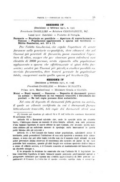 La giustizia amministrativa raccolta di decisioni e pareri del Consiglio di Stato, decisioni della Corte dei conti, sentenze della Cassazione di Roma, e decisioni delle Giunte provinciali amministrative