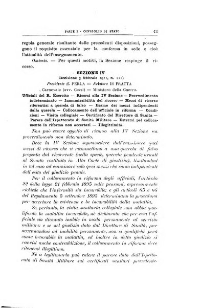 La giustizia amministrativa raccolta di decisioni e pareri del Consiglio di Stato, decisioni della Corte dei conti, sentenze della Cassazione di Roma, e decisioni delle Giunte provinciali amministrative